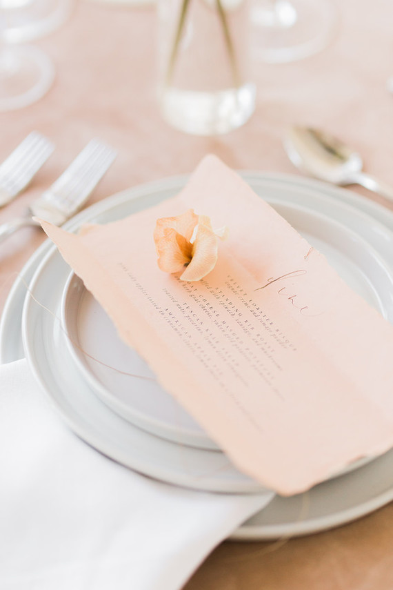 The blushiest bridal editorial and tablescape for spring Inspiration