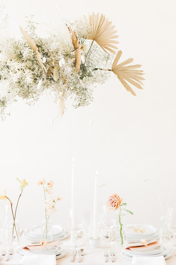 The blushiest bridal editorial and tablescape for spring Inspiration