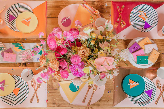 Totally rad 80's birthday party Inspiration