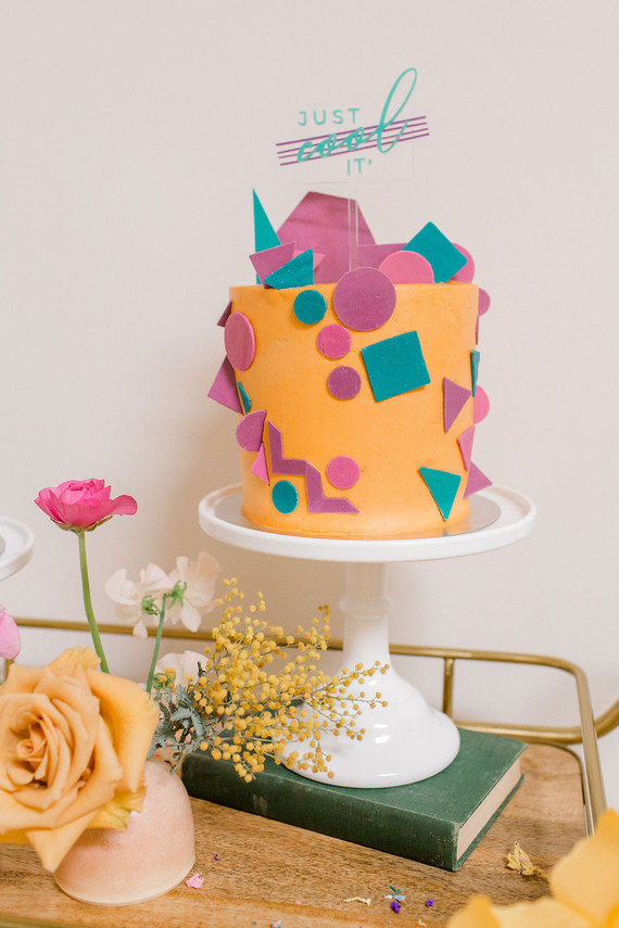 Totally rad 80's birthday party