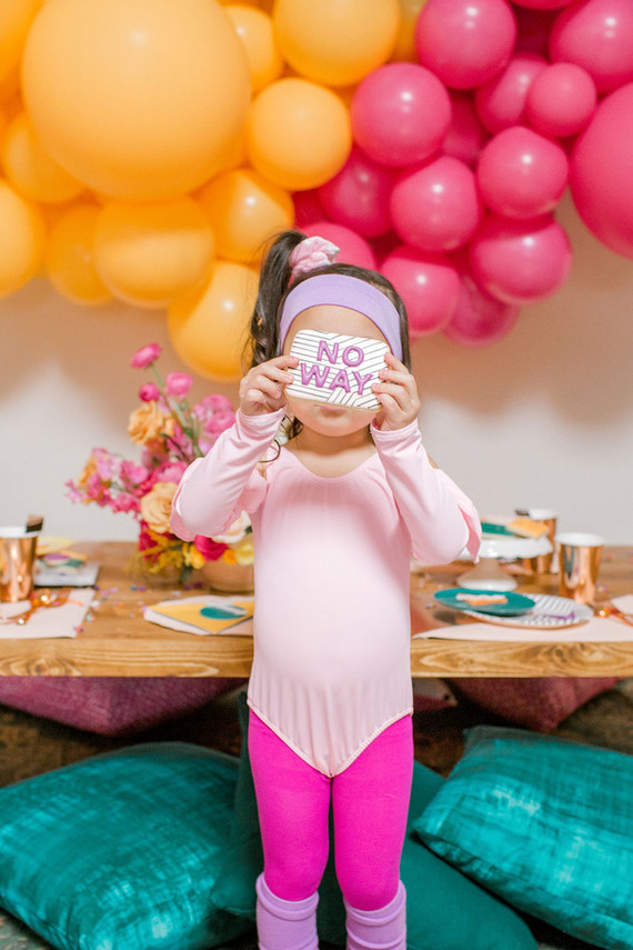 Totally rad 80's birthday party