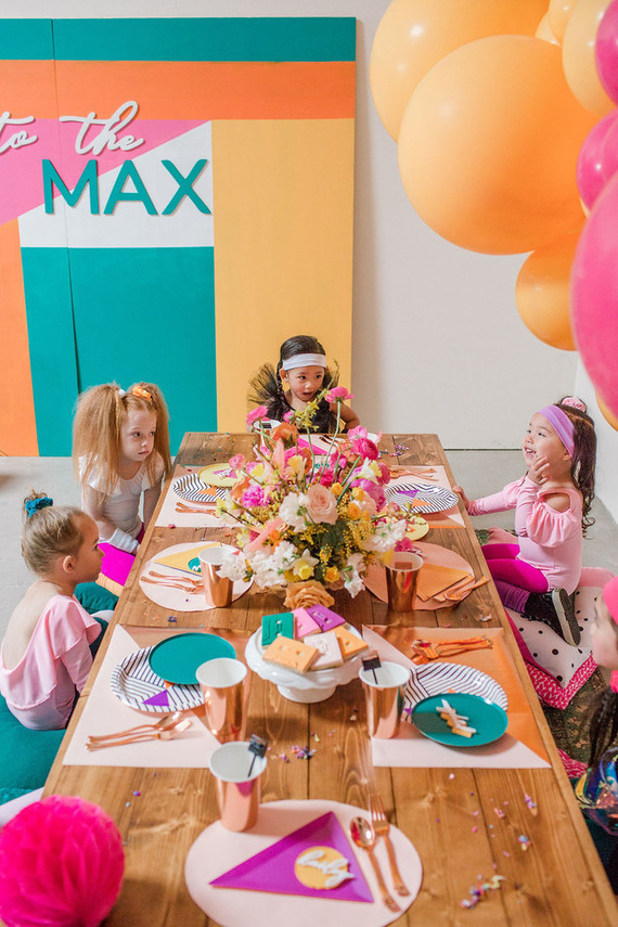 Totally rad 80's birthday party Inspiration