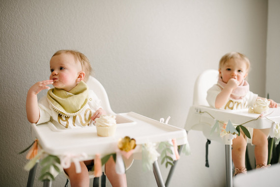 How to host and plan a sweet thoughtful pastel birthday party at home for twins