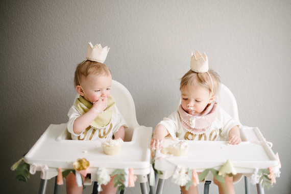 How to host and plan a sweet thoughtful pastel birthday party at home for twins