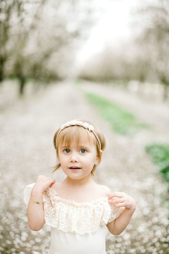 Almond orchard maternity photos in the central valley of California