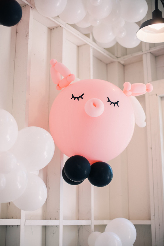 Sky themed first birthday party at the Lombardi House in Hollywood