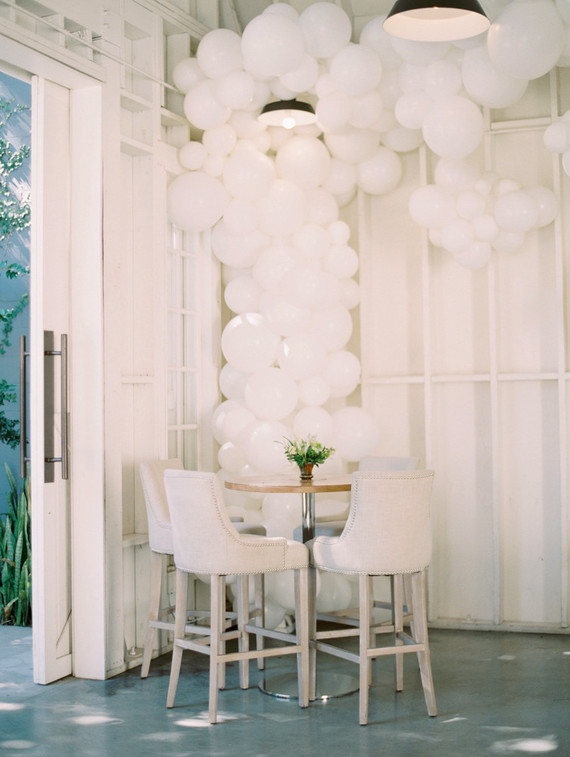 hot air balloon dessert table for an amazing 1st birthday party