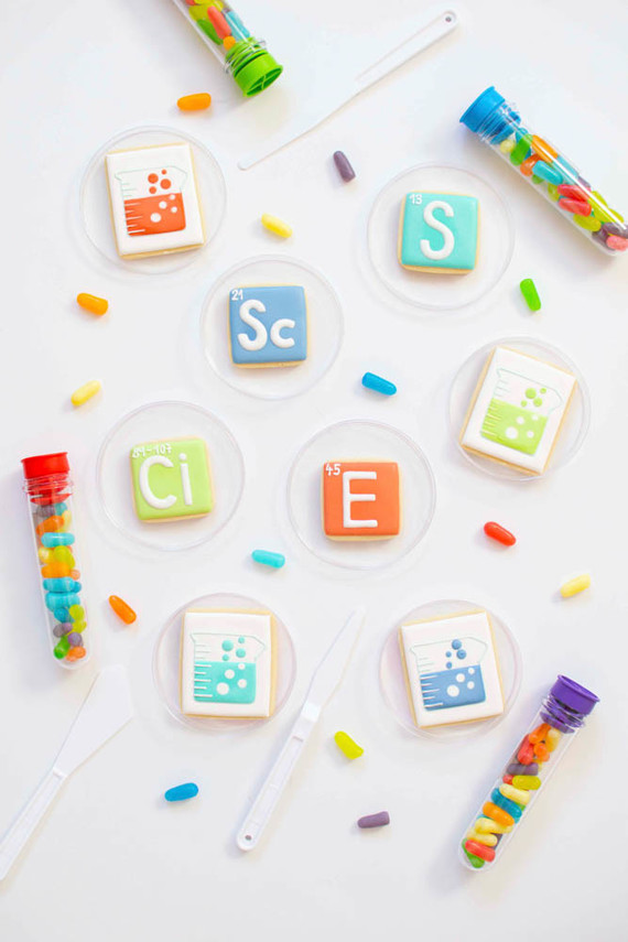 Modern mad scientist themed birthday party ideas