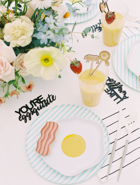 Breakfast themed birthday party for kids