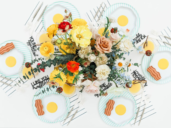 Breakfast themed birthday party for kids Inspiration