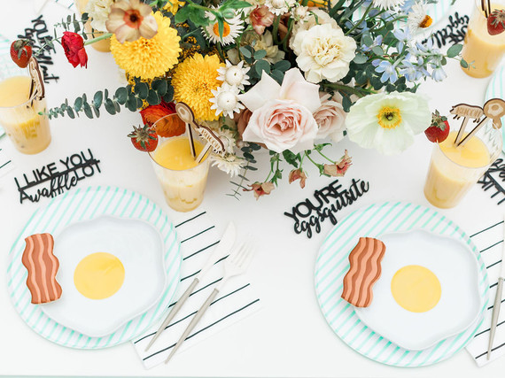 Breakfast themed birthday party for kids