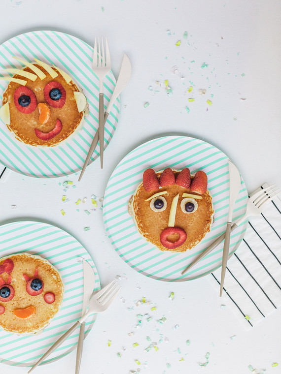 Breakfast themed birthday party for kids