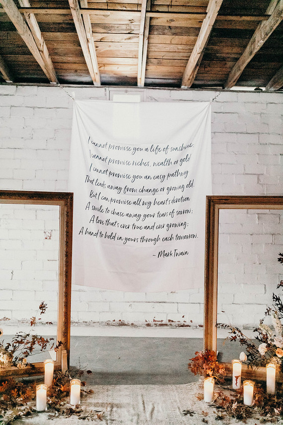 how to plan a minimalist fall elopement with modern rustic details Inspiration