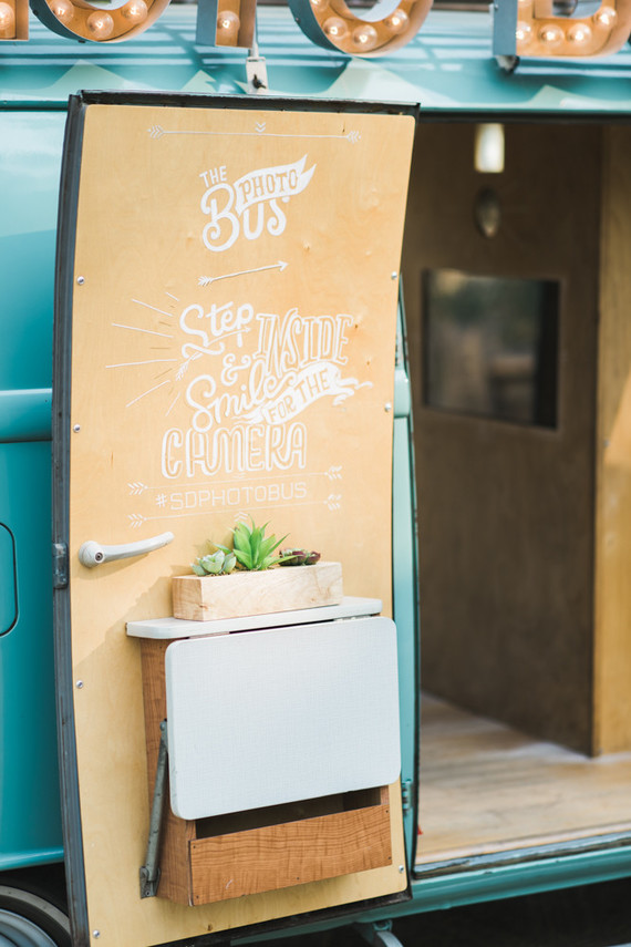 vintage VW photo booth