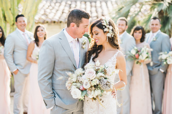 An all white Mexican inspires wedding at the most romantic Spanish venue in San Diego