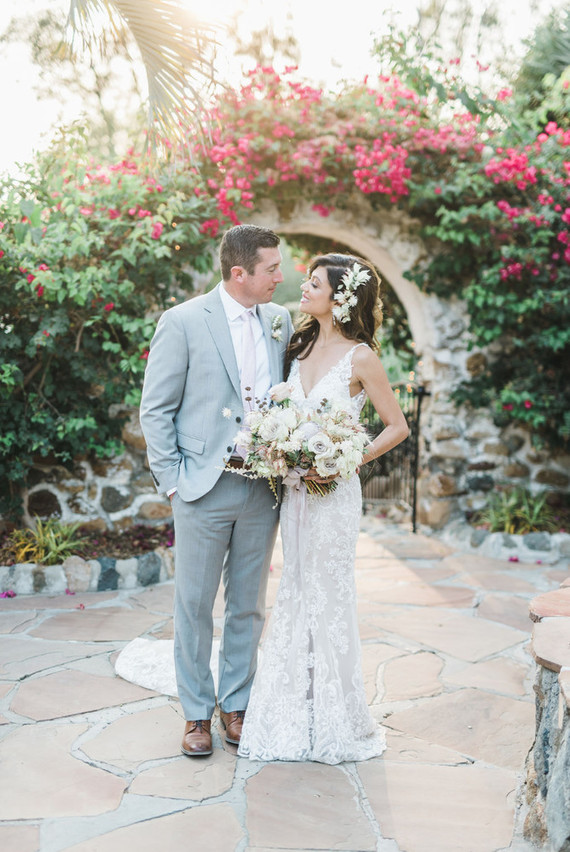 An all white Mexican inspires wedding at the most romantic Spanish venue in San Diego