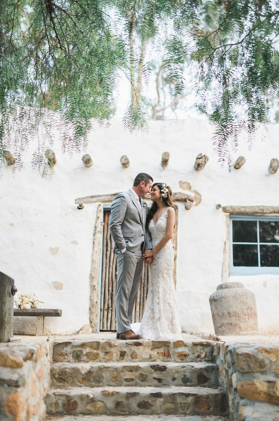 An all white Mexican inspires wedding at the most romantic Spanish venue in San Diego