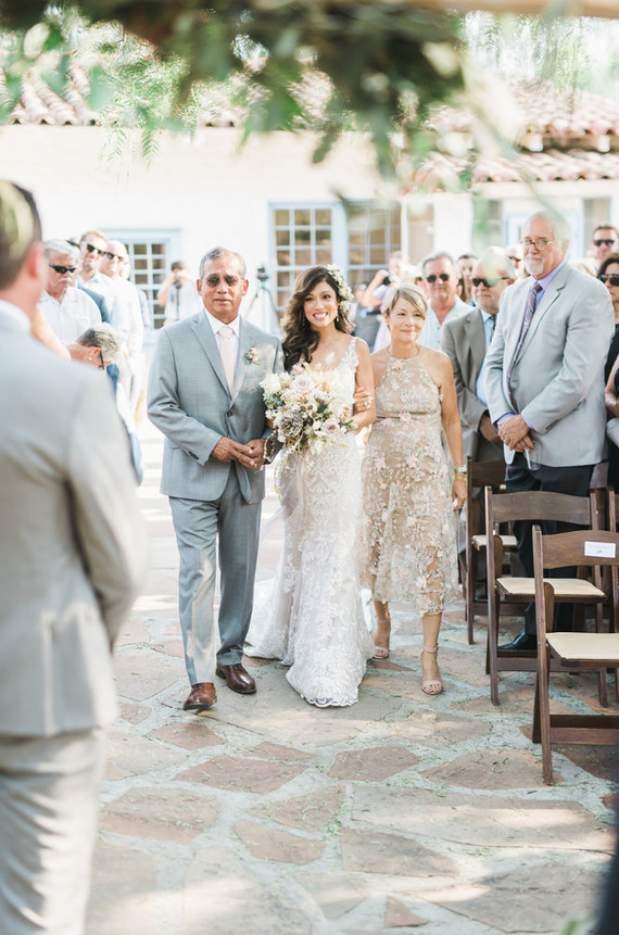 An all white Mexican inspires wedding at the most romantic Spanish venue in San Diego