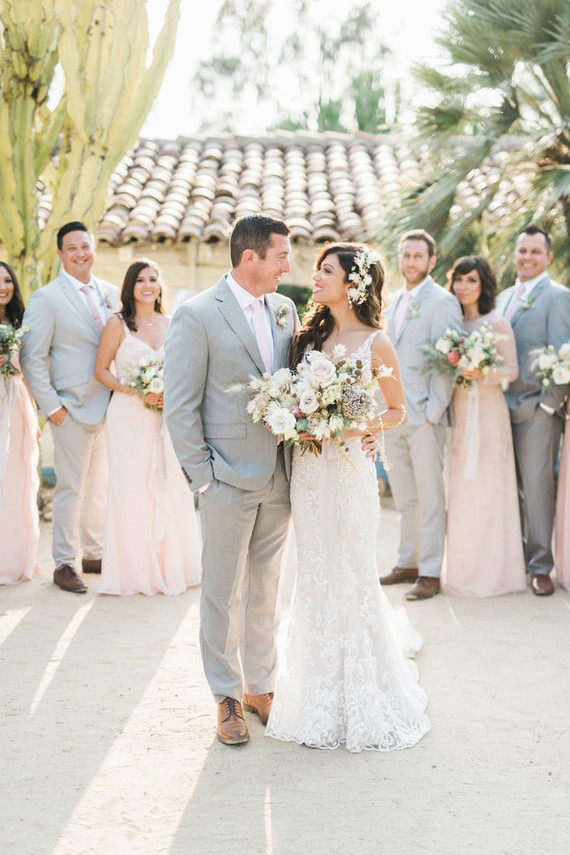 An all white Mexican inspires wedding at the most romantic Spanish venue in San Diego