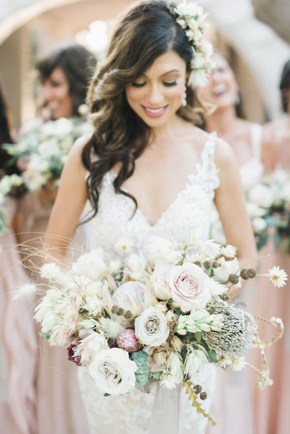 An all white Mexican inspires wedding at the most romantic Spanish venue in San Diego
