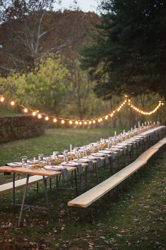 long dinner table