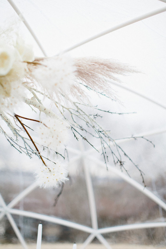 Winter white wedding ideas inspired by an ice storm
