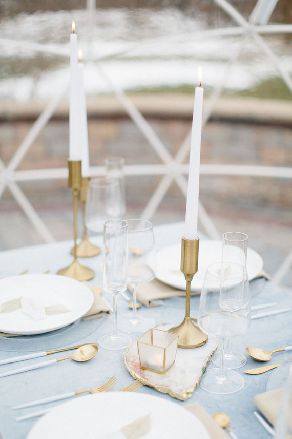 Winter white wedding ideas inspired by an ice storm