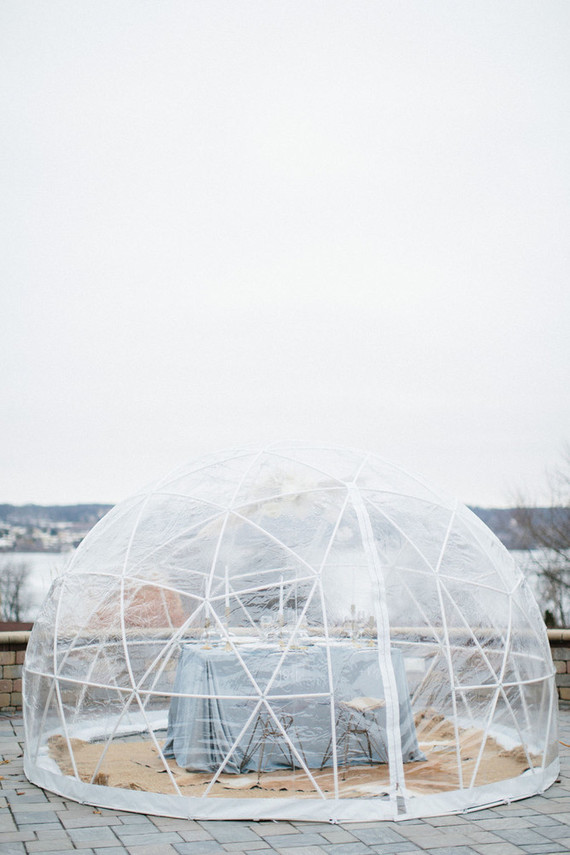 Winter white wedding ideas inspired by an ice storm
