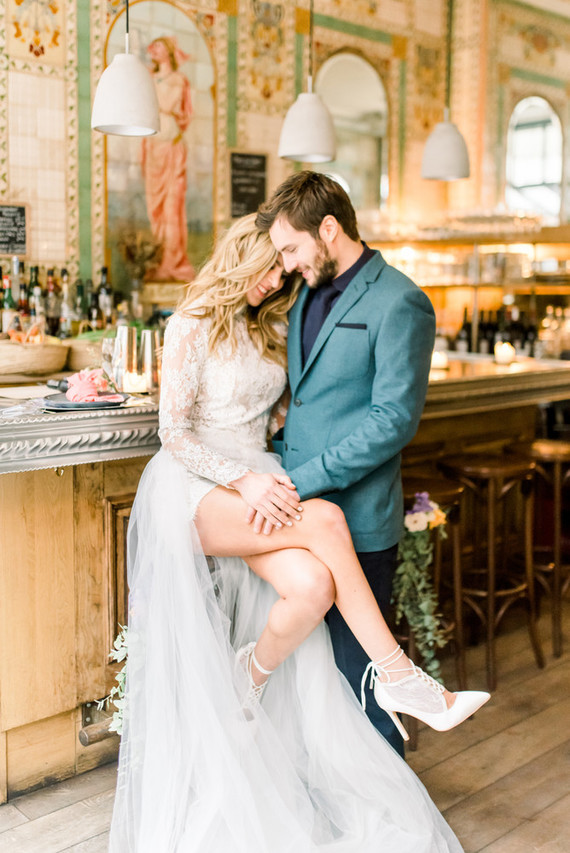 How to elope in Paris in the spring, at the most beautiful Art Nouveau cafe