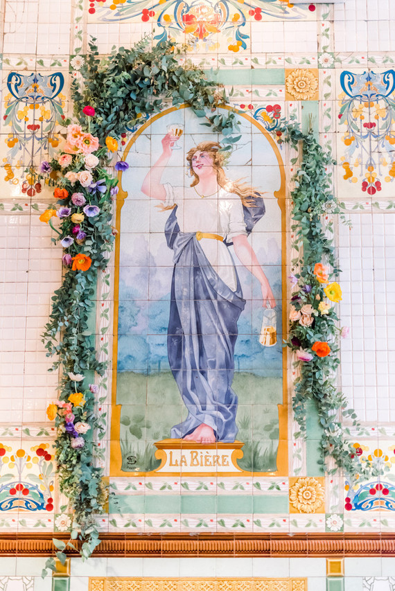 How to elope in Paris in the spring, at the most beautiful Art Nouveau cafe