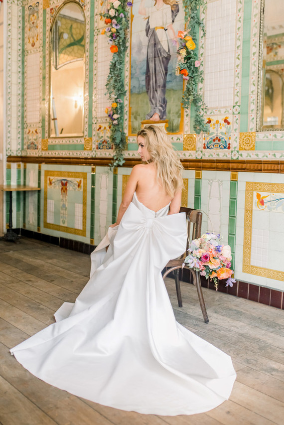 How to elope in Paris in the spring, at the most beautiful Art Nouveau cafe