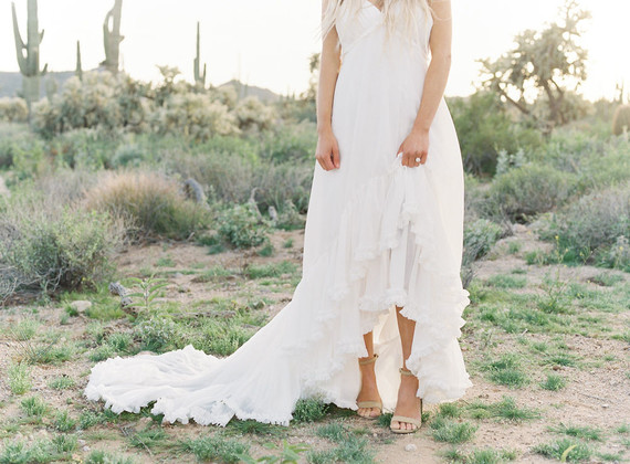 Desert chich bridal fashion ideas in Arizona