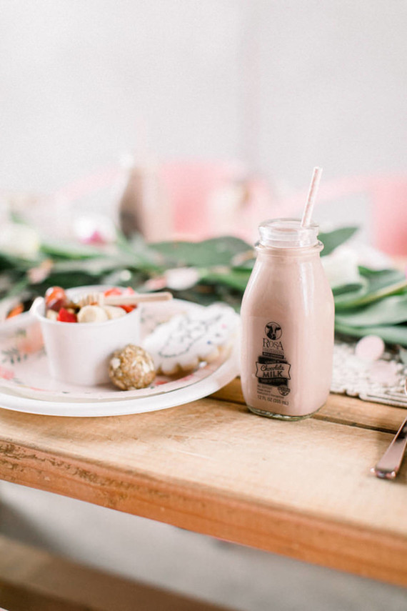 Girly pink birthday party brunch