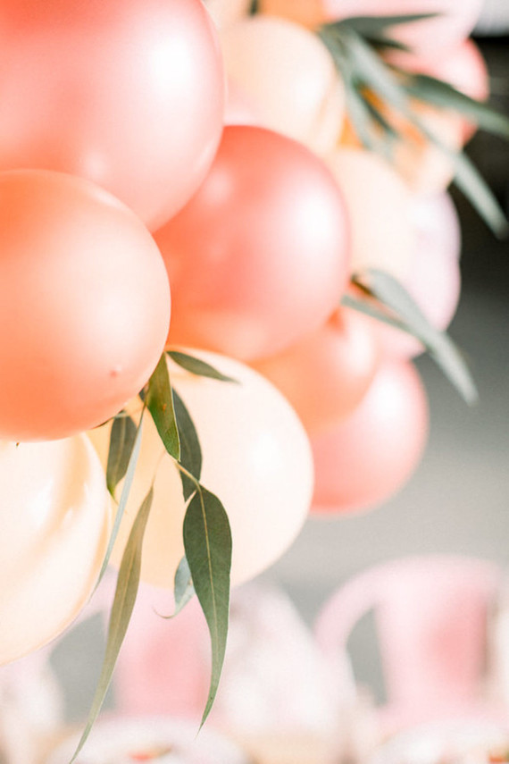 Girly pink birthday party brunch