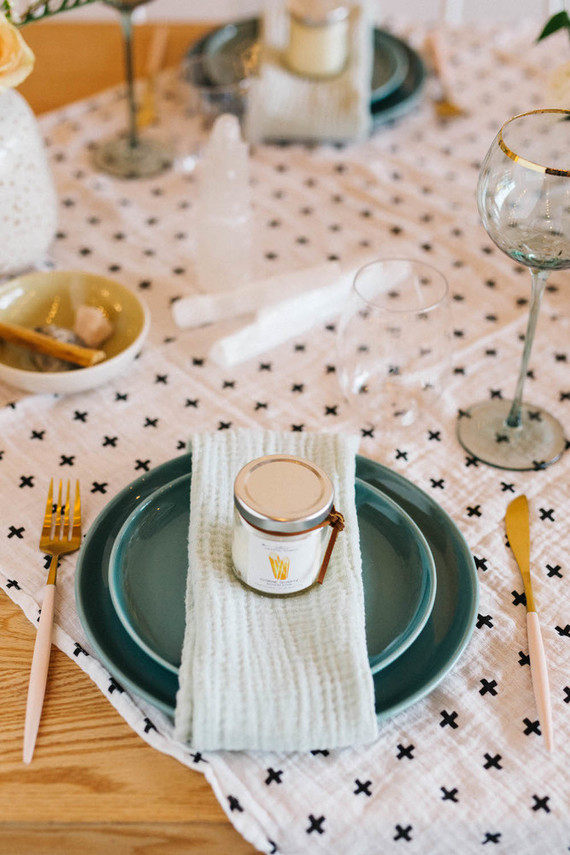 Modern pastel baby shower from RO & Co Events at Festoon