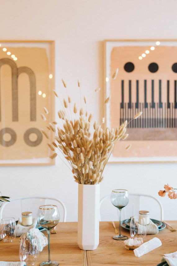 Modern pastel baby shower from RO & Co Events at Festoon