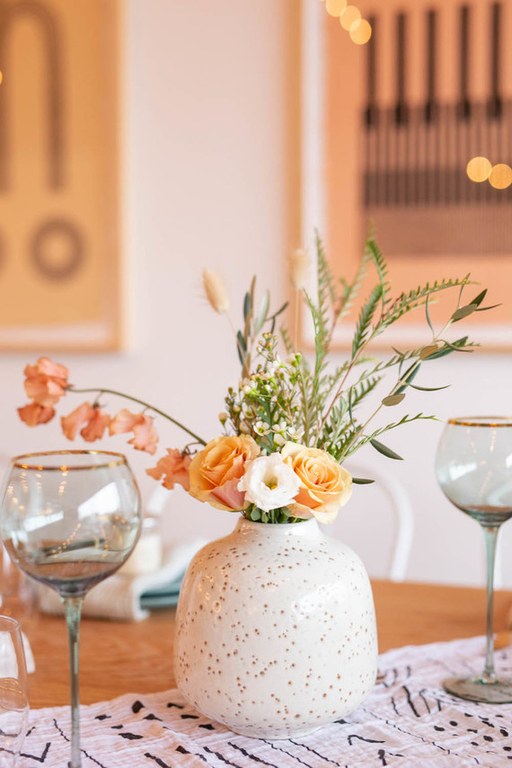 Modern pastel baby shower from RO & Co Events at Festoon