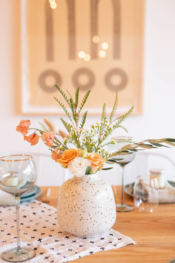 Modern pastel baby shower from RO & Co Events at Festoon