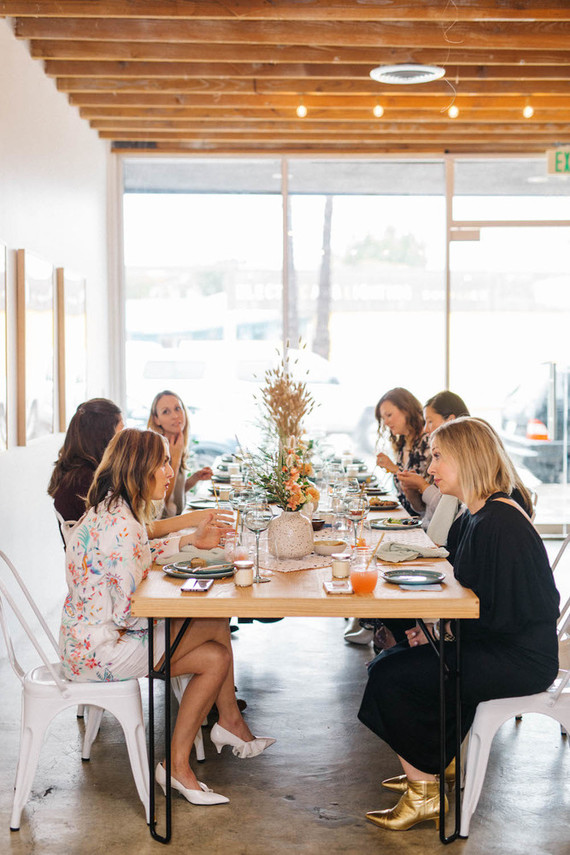 Modern pastel baby shower from RO & Co Events at Festoon