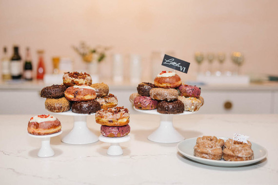 Modern pastel baby shower from RO & Co Events at Festoon