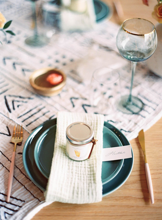 Modern pastel baby shower from RO & Co Events at Festoon