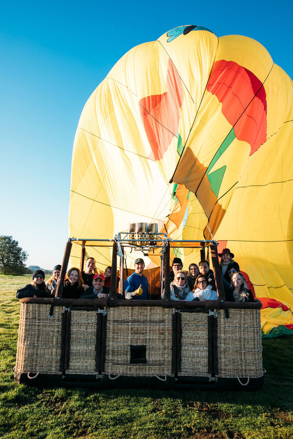 Napa Valley Hot Air Balloon ride Inspiration