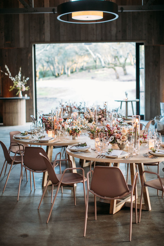 Modern rustic barn wedding