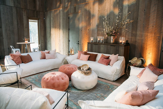 Modern rustic barn wedding