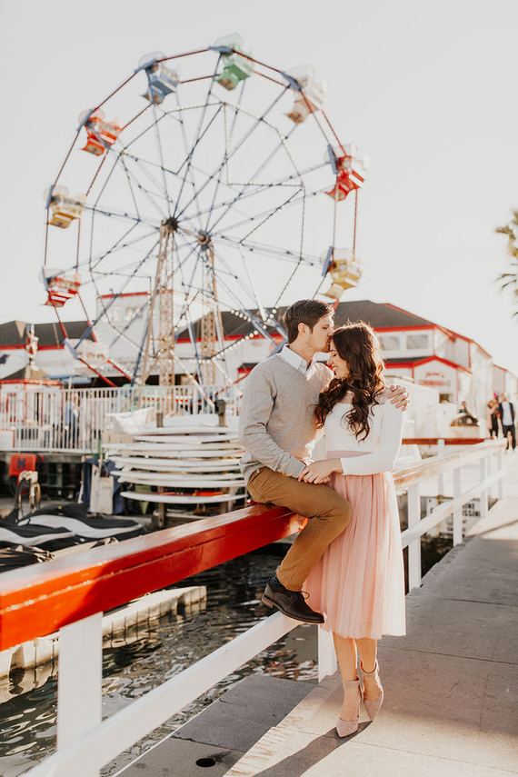Ferris wheel engagement session + how to style your own