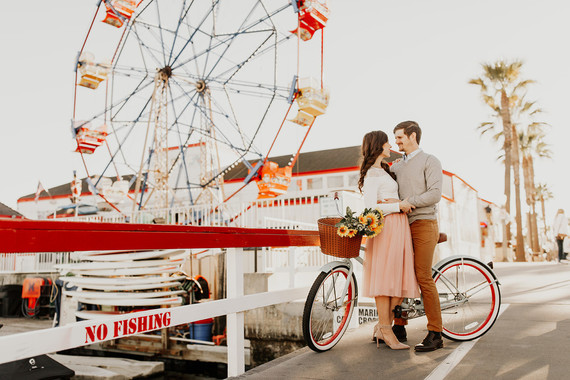 Ferris wheel engagement session + how to style your own
