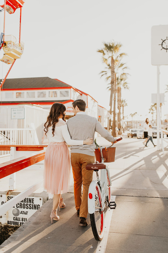 Ferris wheel engagement session + how to style your own
