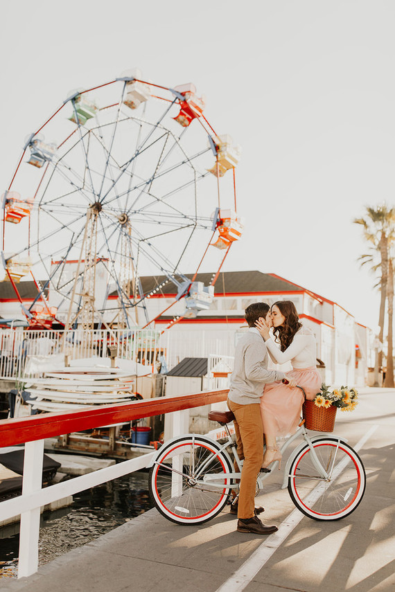 Ferris wheel engagement session + how to style your own