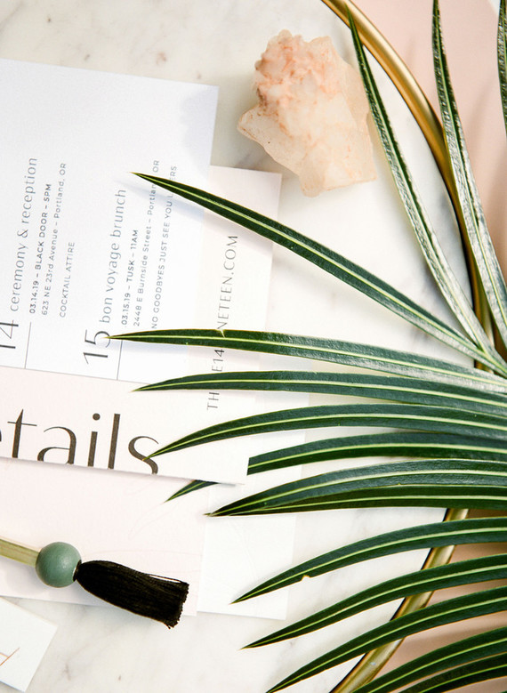 modern tropical wedding ideas at Portland's newest venue Inspiration