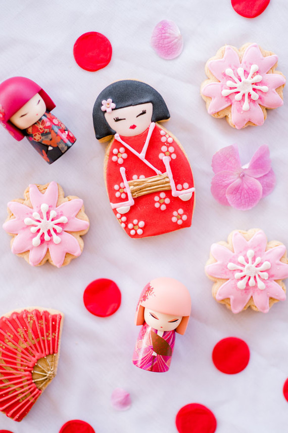 Cherry blossom 1st birthday party